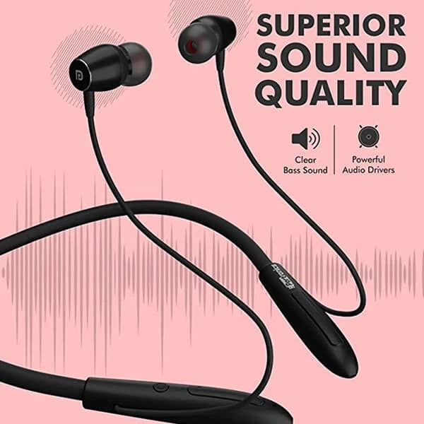 Portronics Harmonics 230 Wireless Bluetooth Headset - Blue - Blue