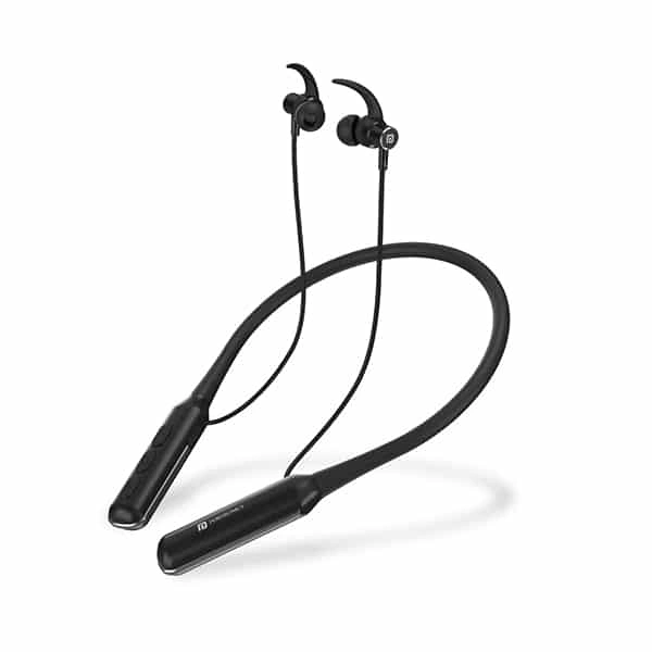 Portronics Harmonics 250 Wireless Bluetooth Headset - Black - Black