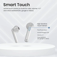 Portronics Harmonics Twins 25 TWS Earbuds with ENC (White)