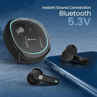 Portronics Harmonics Twins S11 True Wireless in Ear Earbuds - White - White