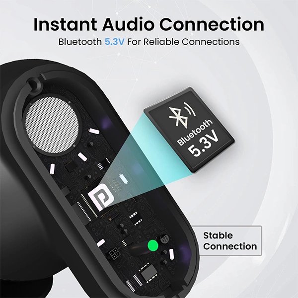 Portronics Harmonics Twins S16 in Ear Wireless TWS Earbuds - Blue - Blue
