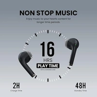 Portronics Harmonics Twins S4 Smart TWS Earbuds - White - White