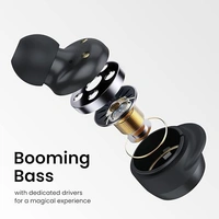 Portronics Harmonics Twins S5 Smart Earbuds - White - White