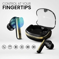 Portronics Harmonics Twins S7 True Wireless in Ear Earbuds with 35 Hours Playtime - White - White