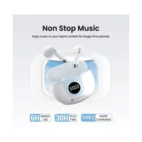 Portronics Harmonics Twins S8 TWS Earbuds with 30 Hours Playtime - White