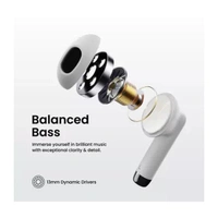 Portronics Harmonics Twins S8 TWS Earbuds with 30 Hours Playtime - White