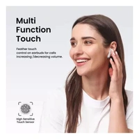 Portronics Harmonics Twins S8 TWS Earbuds with 30 Hours Playtime - White