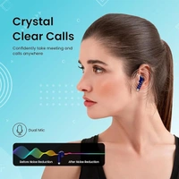 Portronics Harmonics Twins S9 True Wireless in Ear Earbuds - White - White