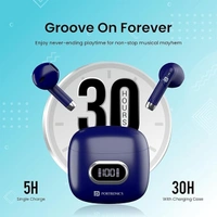 Portronics Harmonics Twins S9 True Wireless in Ear Earbuds - White - White