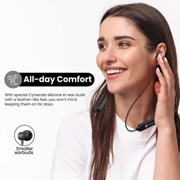 Portronics Harmonics Z1 in-Ear Wireless Stereo Headset with Latest Bluetooth 5.2 Voice Assistant