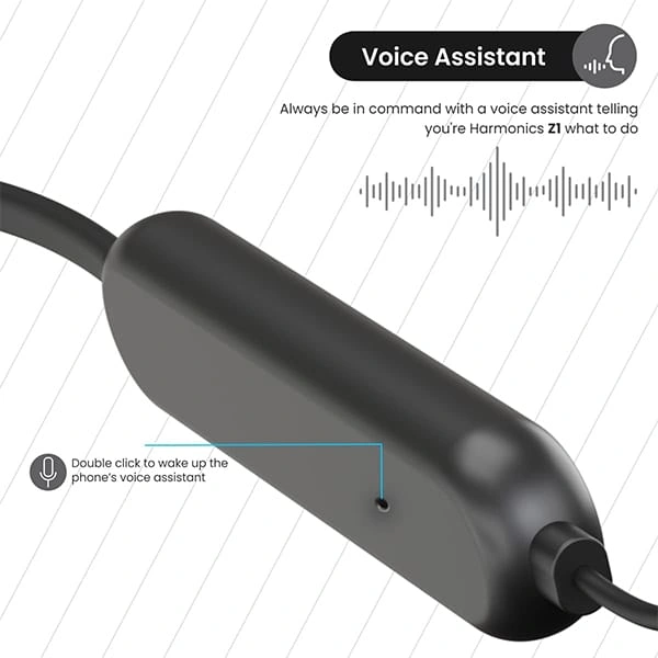 Portronics Harmonics Z1 in-Ear Wireless Stereo Headset with Latest Bluetooth 5.2 Voice Assistant