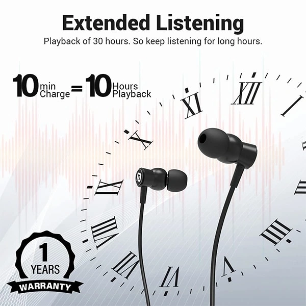 Portronics Harmonics Z4 Wireless Stereo Neckband Bluetooth Headset