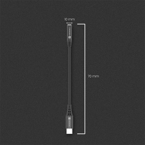 Portronics iKonnect 3 Lightning to 3.5mm Earphone Aux Stereo Jack Phone Converter (iOS)