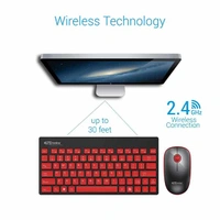 Portronics Key2 Wireless Keyboard &amp; Mouse Combo - Black - Black