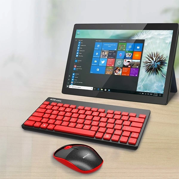 Portronics Key2 Wireless Keyboard &amp; Mouse Combo - Black - Black