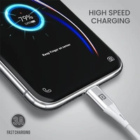 Portronics Konnect B+ 8 Pin Usb Cable 3.0 Amp Output with Charge & Data Sync with 1M