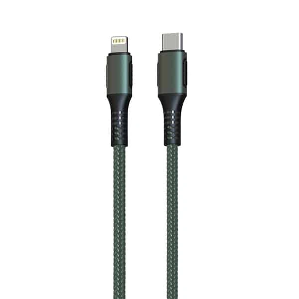 Portronics Konnect CL 20W POR-1067 Type-C to 8 Pin USB 1.2M Cable - White - White
