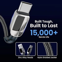 Portronics Konnect Grid USB A to Type C Cable