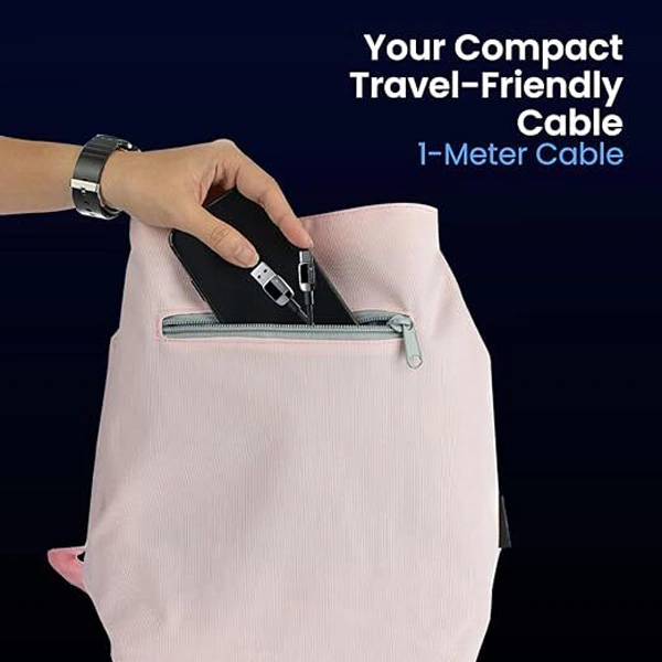 Portronics Konnect Grid USB A to Type C Cable