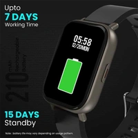 Portronics Kronos Y1 Bluetooth Calling Smart Watch - Grey - Grey