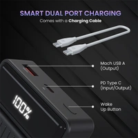 Portronics Luxcell B 20K 20000 mAh Power Bank with 22.5W Max Output