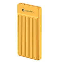 Portronics Luxcell B12 10000mAh Ultra Slim Power Bank - Blue - Blue