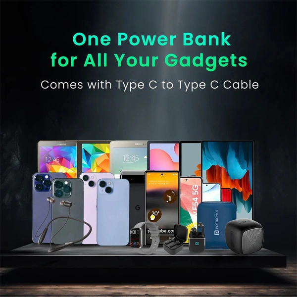 Portronics Luxcell MagClick 10K 10000mAh 15W Magnetic Power Bank