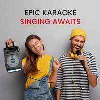Portronics Melomix 20W Portable Bluetooth Speaker with Karaoke Mic