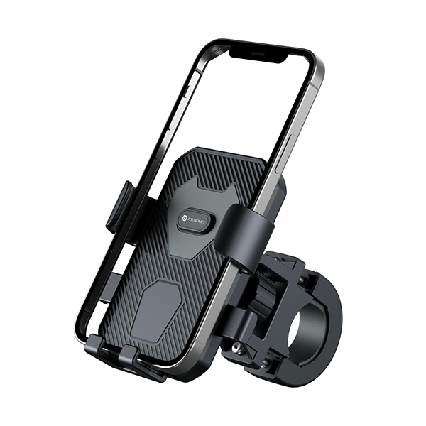 Portronics Mobile 4 Bike Phone Mount with 360° Rotational - Grey