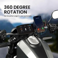 Portronics Mobile 4 Bike Phone Mount with 360° Rotational - Grey