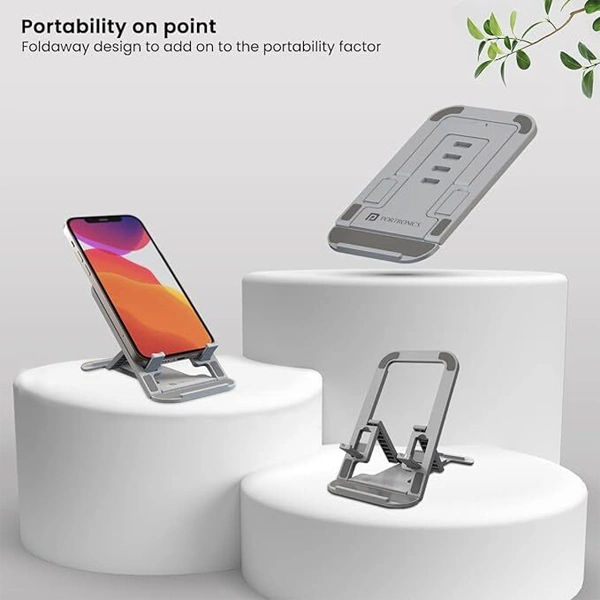 Portronics Modesk 100 Desktop Foldable Mobile & Tablet Holder