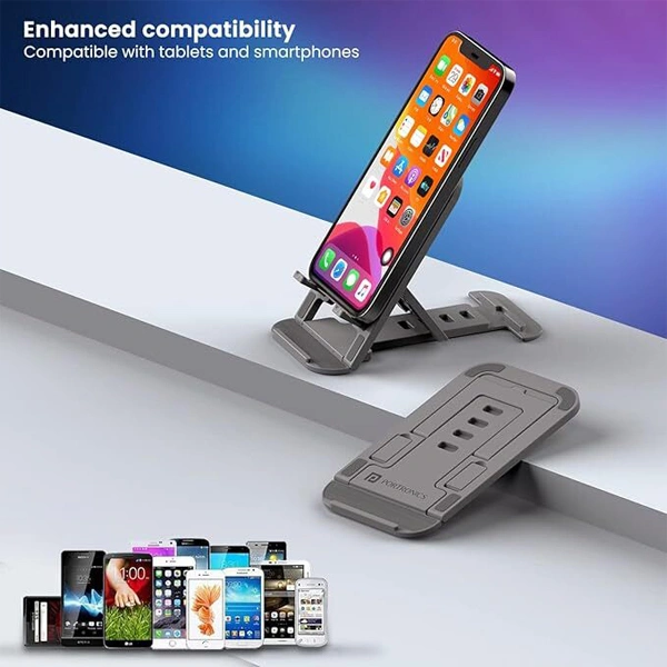 Portronics Modesk 100 Desktop Foldable Mobile & Tablet Holder