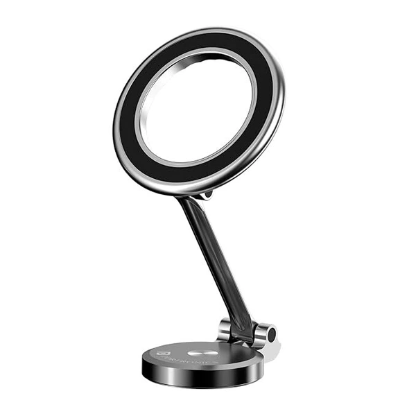 Portronics Mogun 3 Magnetic Car Phone Holder - Grey