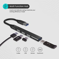 Portronics Mport 31 USB Hub (4-in-1) Multiport Adapter - White