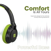 Portronics Muffs M1 Wireless Bluetooth Over Ear Headphone - Red - Red