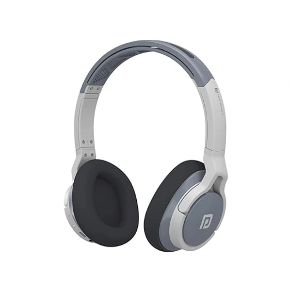 Portronics Muffs M1 Wireless Bluetooth Over Ear Headphone - Grey - Grey
