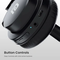 Portronics Muffs M2 Bluetooth Headphones - White - White