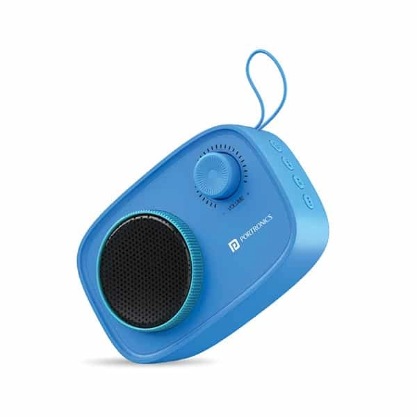 Portronics Pixel 2 Wireless Bluetooth Portable Speaker - Blue - Blue