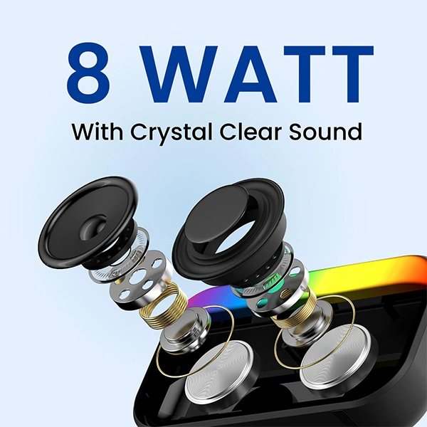 Portronics Plugs 2 8W Portable Bluetooth Speaker