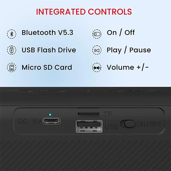 Portronics Plugs 2 8W Portable Bluetooth Speaker
