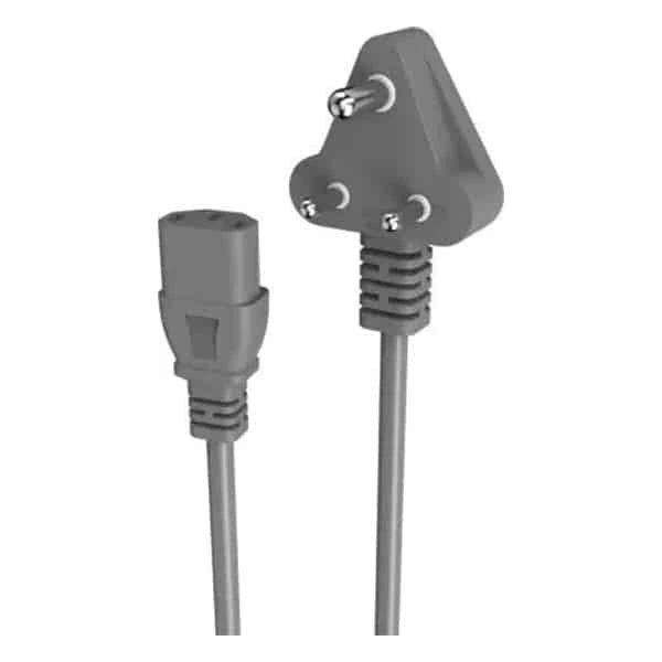 Portronics Power Cord 1.5 m Konnect G1 Desktop Power Cable