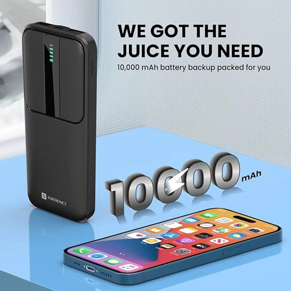 Portronics Power E 10K 10000mAh Power Bank