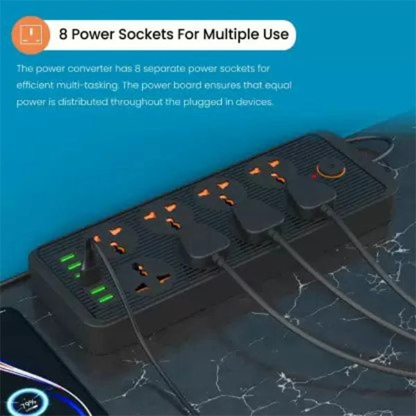 Portronics Power Plate 7 2500W with 6+8 Socket Extension Boards
