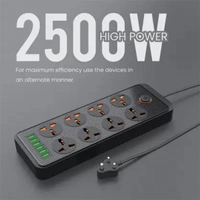 Portronics Power Plate 7 2500W with 6+8 Socket Extension Boards