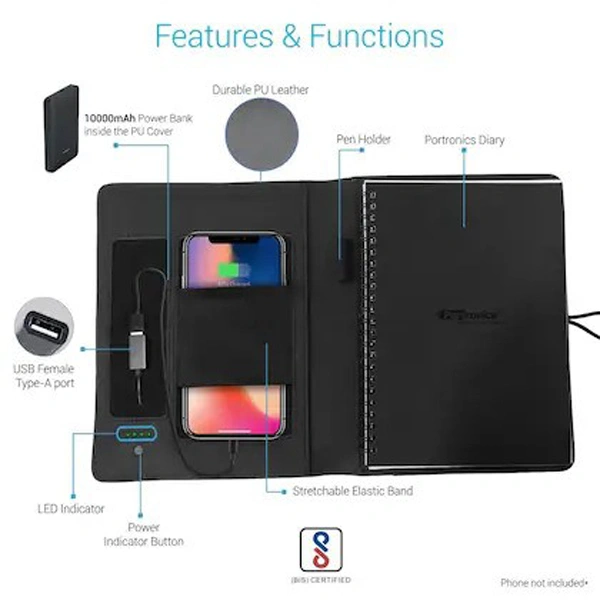 Portronics Power Wallet 10K 10000mAh Power Bank