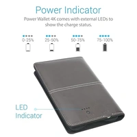 Portronics Power Wallet 4k Passport Holder 4000mAh Power Bank
