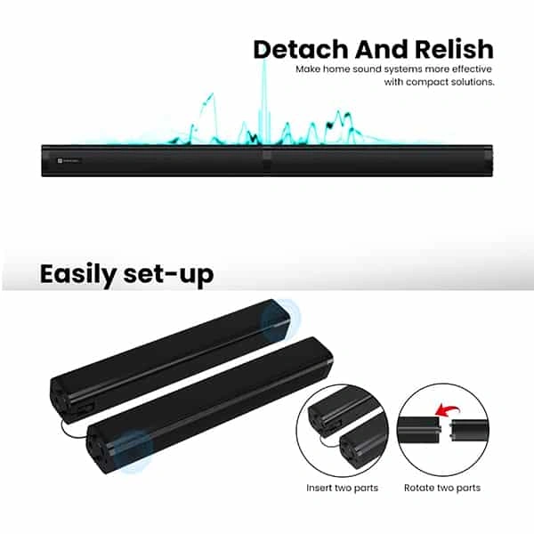 Portronics Pure Sound 103 100W Bluetooth Soundbar