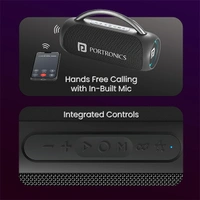 Portronics Radiant 30W Wireless Bluetooth Portable Speaker - Blue - Blue