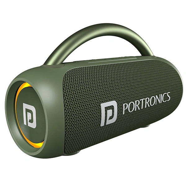Portronics Radiant 30W Wireless Bluetooth Portable Speaker - Green - Green