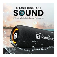 Portronics Resound 2 15W HD Sound Portable Wireless Bluetooth Speaker - Black